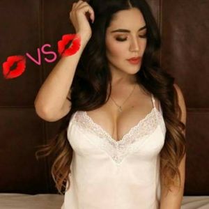 Victoria's Secret White Lace Detail Nighty